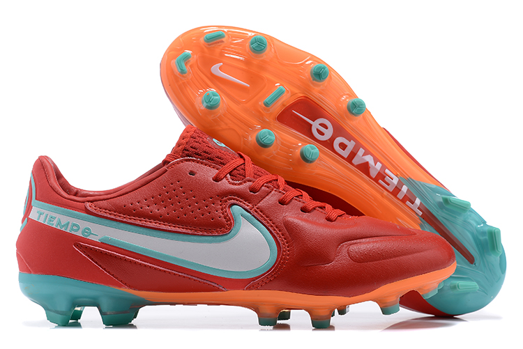 Nike Tiempo Legend 9 FG rojo blanco